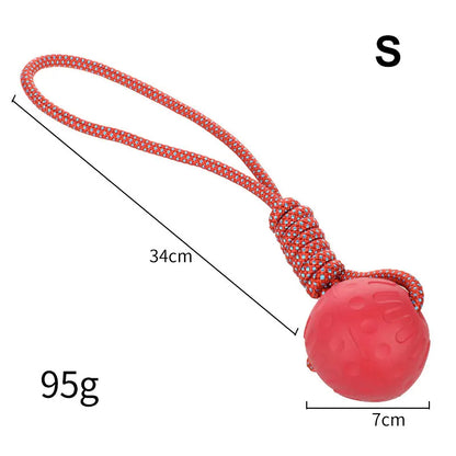Dog Bite-Resistant Ball Toy for Dogs Solid Ball S-XL Pet Supplies